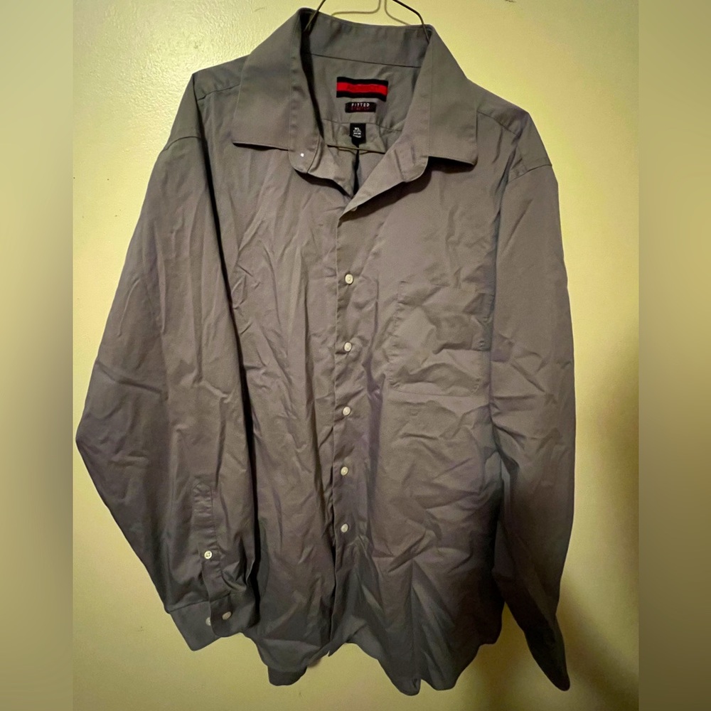 Architect, Grey long sleeve Button up, Mens XL